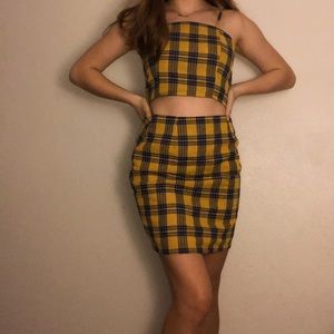 ZAFUL plaid two piece